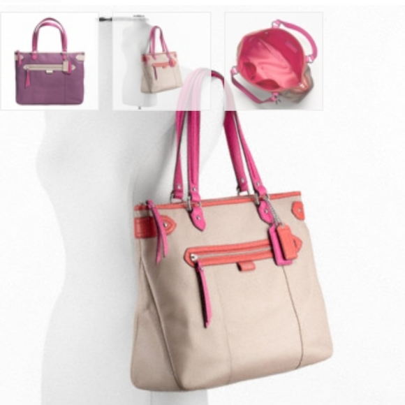 DAISY SPECTATOR LEATHER EMMA TOTE (COACH F23922) - Picture 10 of 10